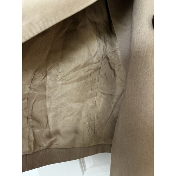 House of CB Alexis Robe Blazer in Camel Size Small Trench Coat Dress - Picture 6 of 12